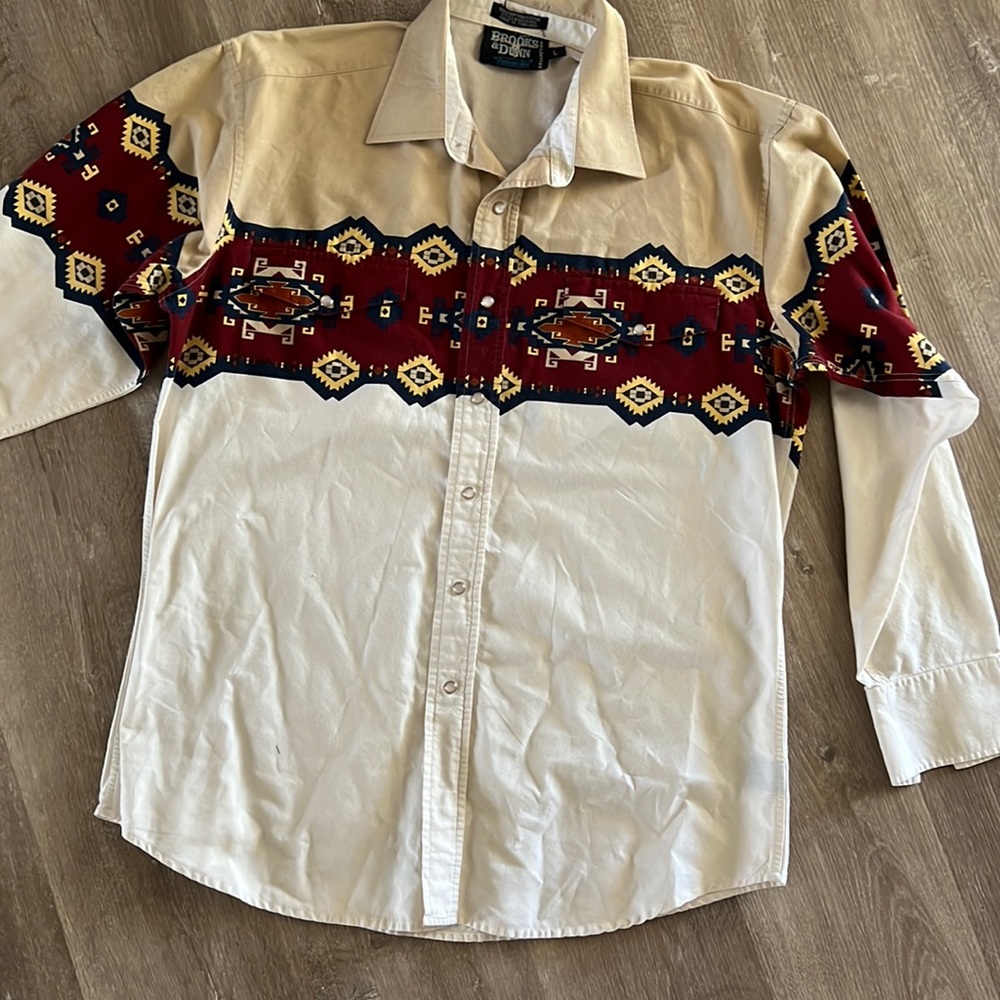 Brooks & Dunn western shirt.  Men’s size large